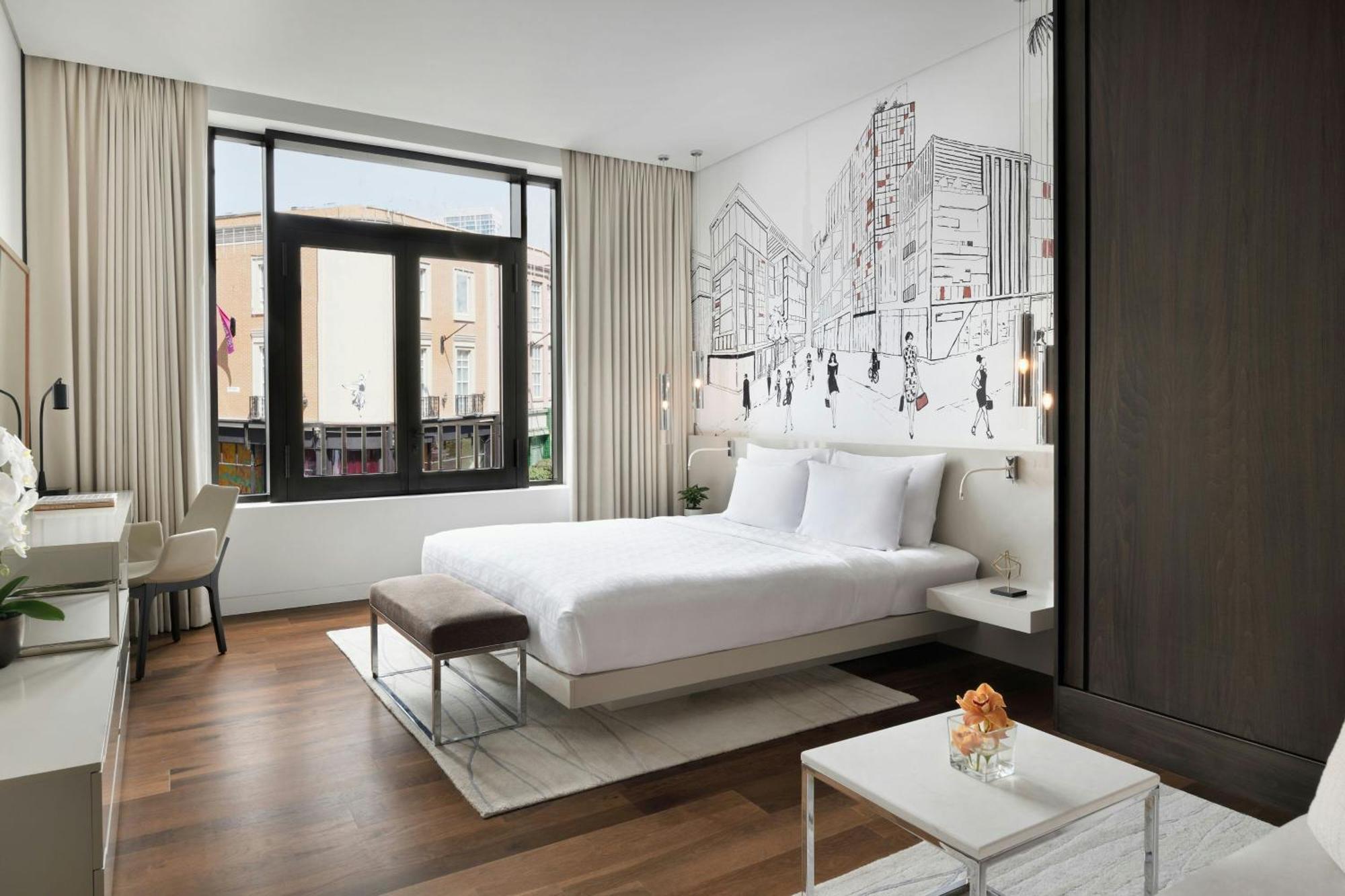 La Ville Hotel & Suites City Walk Dubai, Autograph Collection Bagian luar foto A guest room at the Hotel Commonwealth